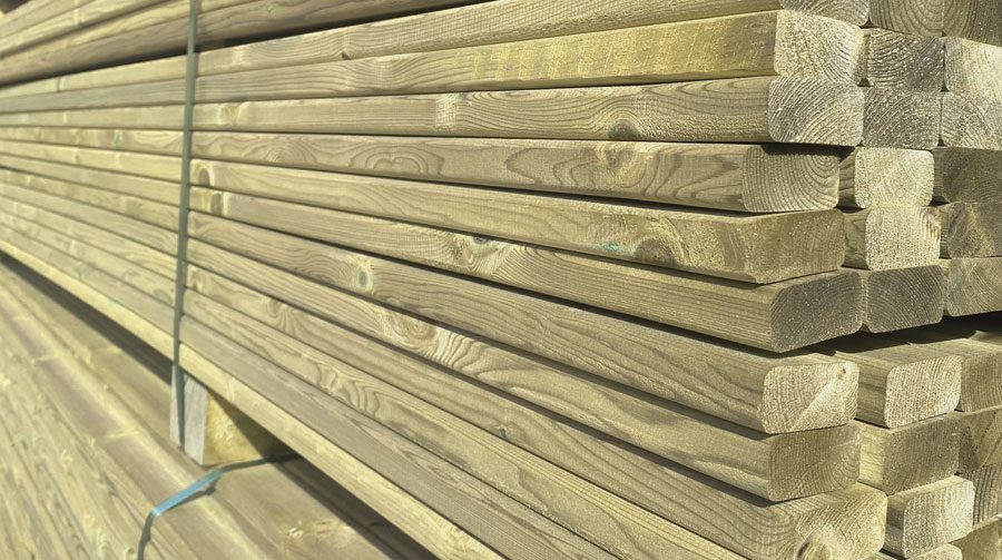Rounded Edge Timber Battens – Landscaping & Screening - Wern-wood