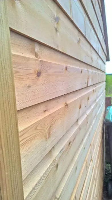 19×125mm Pressure Treated Redwood Shiplap Cladding