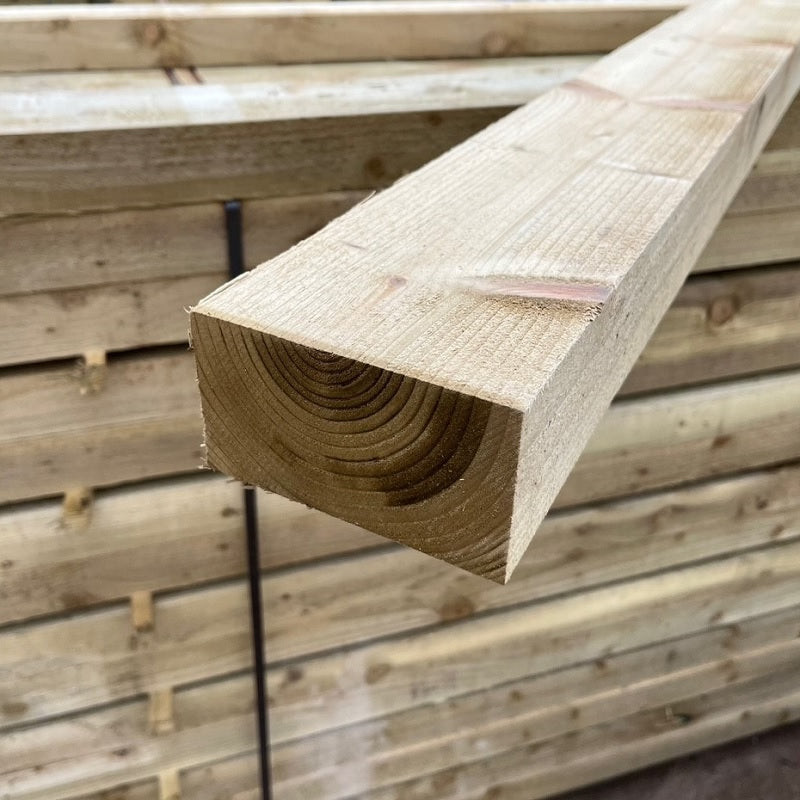 Mini Treated Softwood Garden Sleepers - 125mm x 75mm (5" × 3")