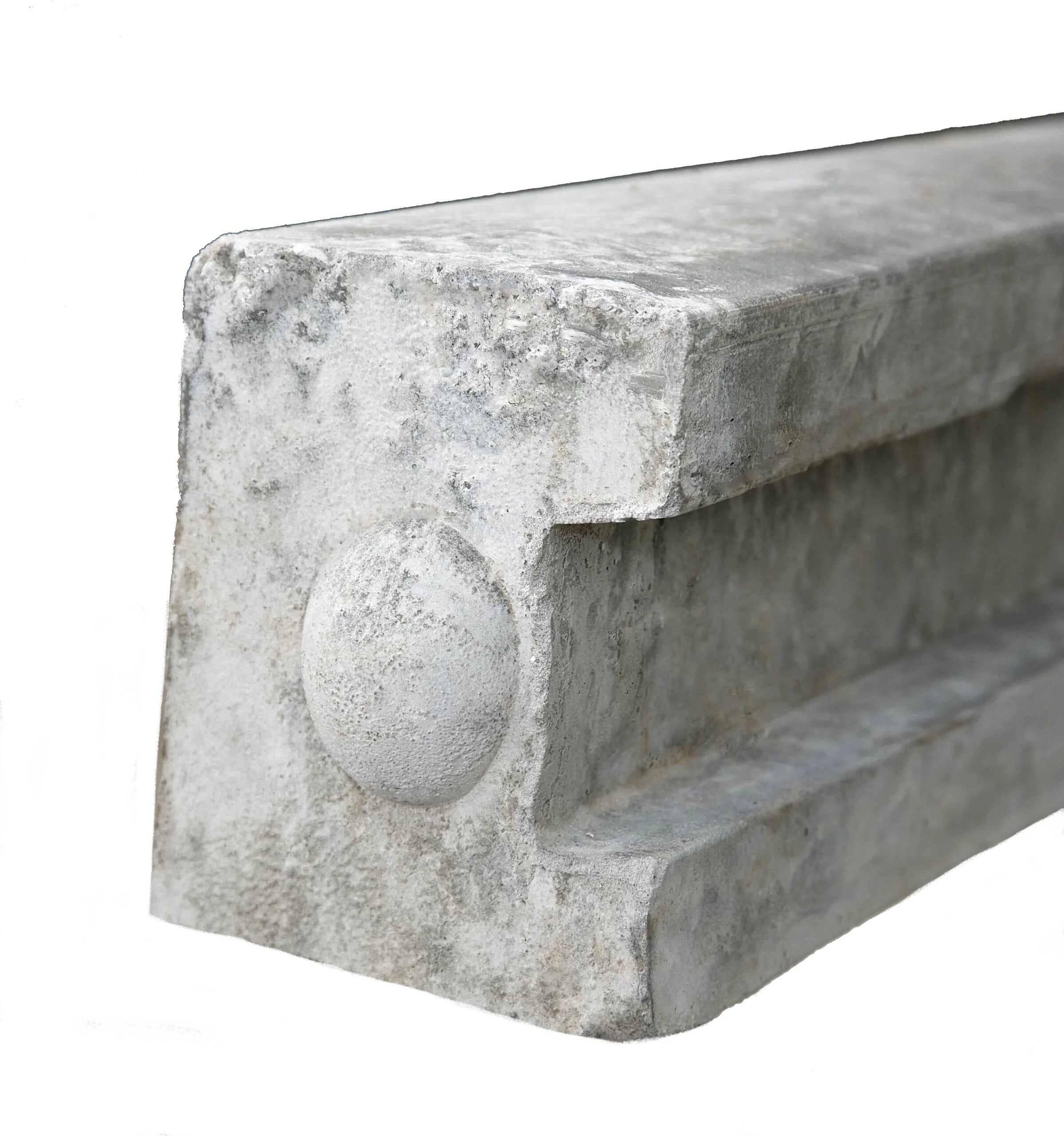 Premium Concrete Fence End Post