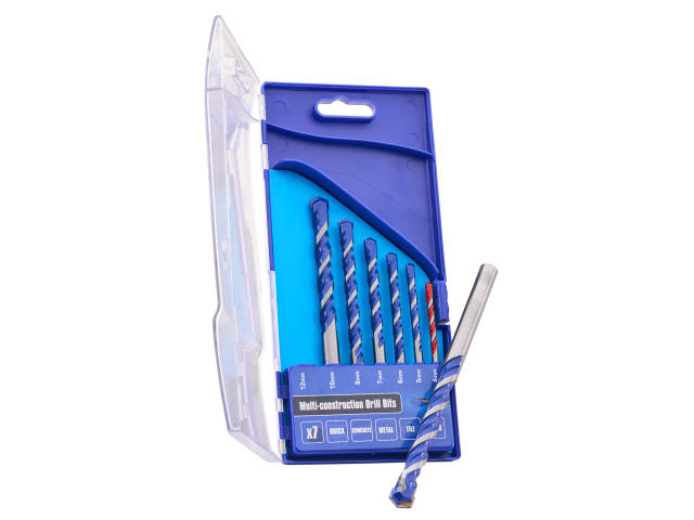 Faithfull 7 Piece Multi-Construction Drill Bit Set