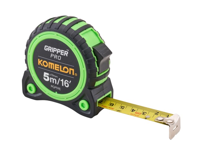 Komelon 5m Hi-Vis Gripper Tape Measure