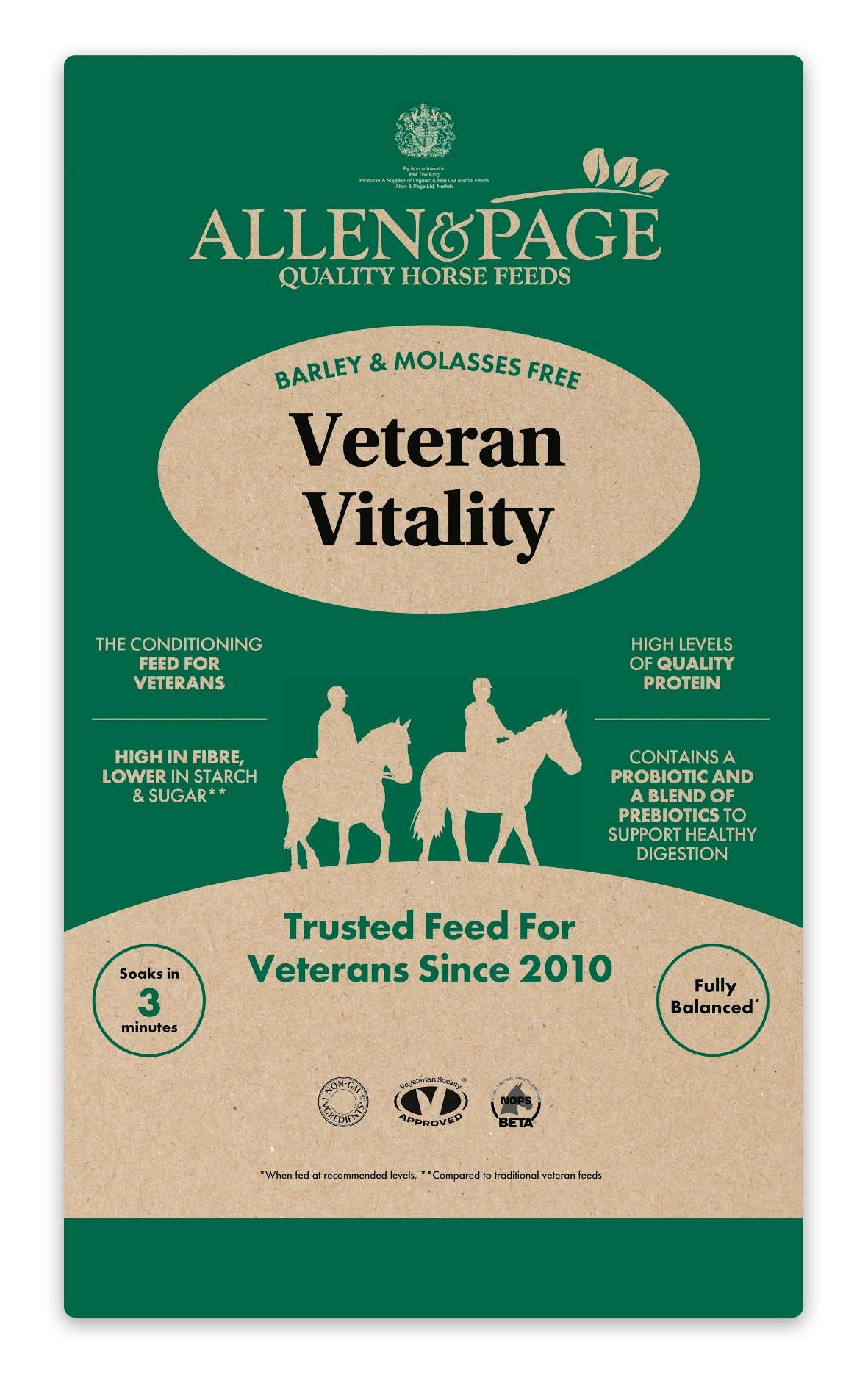 Allen & Page Veteran Vitality manufacturer pack image