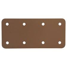 Internal Sleeper Straight Flat Support Plate Brown