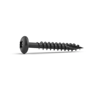DuraPost 4 x 40mm Pan Head Timber Screws Box of 200 Anthracite Grey