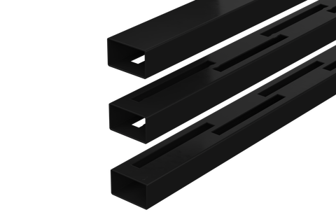 DuraPost VENTO Fence Panel Rails – 1829mm – Pack of 3 – Black
