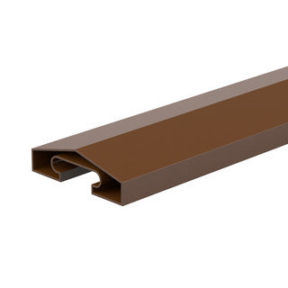 DuraPost Capping Rail 65mm 1.83m Sepia Brown