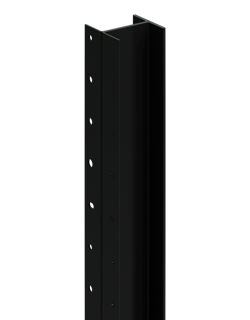 DuraPost Classic 2.7m black steel fence post