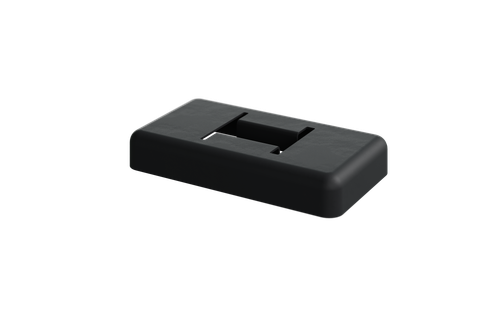 DuraPost Classic Bolt Down Cover Plate Black