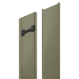 DuraPost Classic Post Cover Strip 2.1m Olive Grey