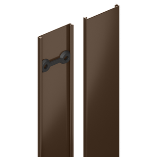 DuraPost Classic Post Cover Strip 2.1m Sepia Brown