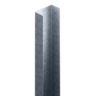DuraPost Classic Post End Infill 2.1m Galvanised