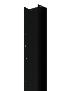 DuraPost Classic Steel Fence Post 3.0m Black
