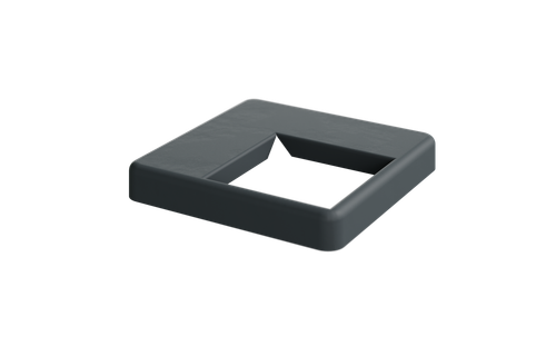 DuraPost Corner Post Bolt Down Cover Plate Anthracite Grey