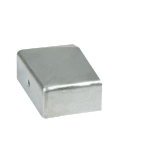 DuraPost Half Post Cap 75 x 37mm Galvanised