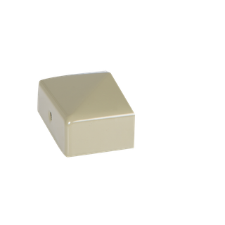 DuraPost Half Post Cap 75 x 37mm Olive Grey
