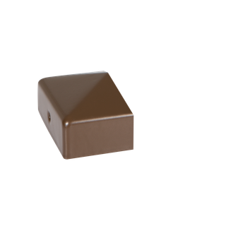 DuraPost Half Post Cap 75 x 37mm Sepia Brown