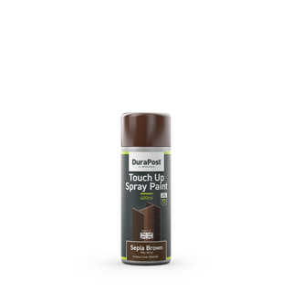 DuraPost Touch-Up Spray 400ml Sepia Brown RAL 8014