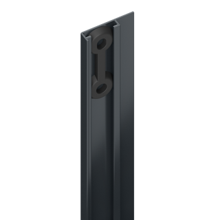 DuraPost U-Channel Cover Strip 2.1m Anthracite Grey