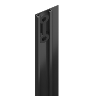 DuraPost U-Channel Cover Strip 2.1m Black