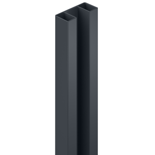 DuraPost VISTA aluminium infill profile set anthracite grey