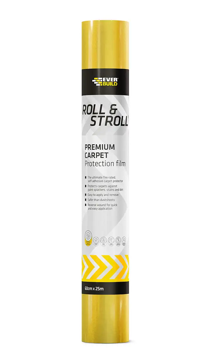Everbuild Roll & Stroll Premium Carpet Protector – 25m × 600mm