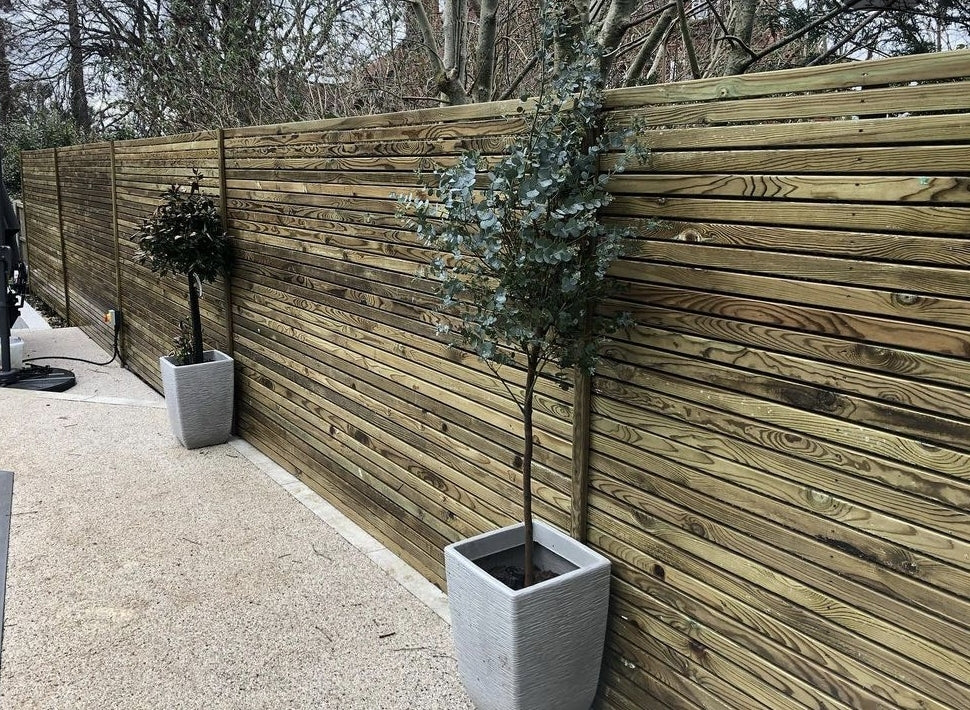 Rounded Edge Timber Battens – Landscaping & Screening - Wern-wood