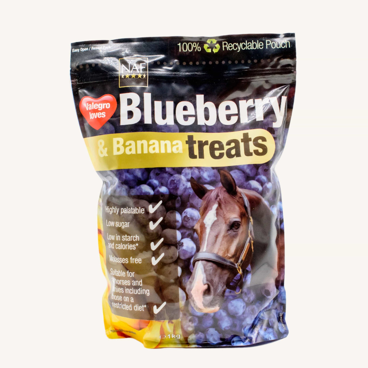 NAF Blueberry & Banana Treats 1 kg manufacturer product image