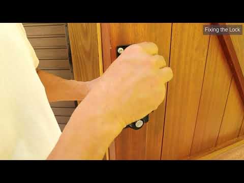 GateMate Digital Long Throw Lock product and installation video