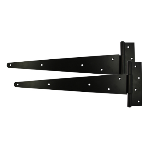 Black Tee Hinges (Set of 2)