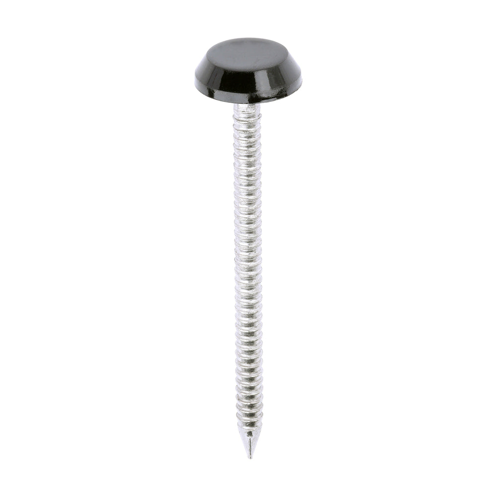50mm Black uPVC Poly Nails – S50BLPNB