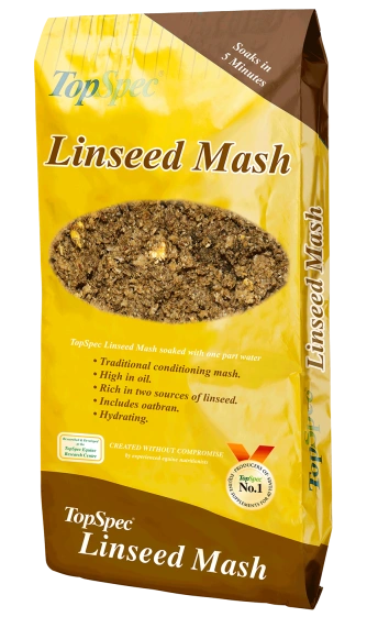 TopSpec Linseed Mash 20kg manufacturer feed pack
